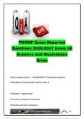 PMHNP Exam 2026&sol;2027 &ndash; 200&plus; Reported Questions & Answers &vert; Psychopharmacology&comma; DSM Disorders&comma; Therapy&comma; Assessment&comma; Research & Ethics