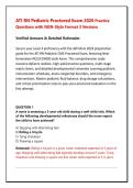 ATI RN Pediatric Proctored Exam 2026 Practice Questions with NGN-Style Format
