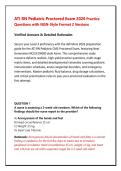 ATI RN Pediatric Proctored Exam 2026 Practice Questions with NGN-Style Format