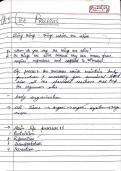 Class notes&comma; ch-5 &comma; life processes &comma; class 10th