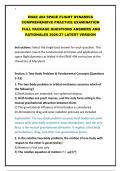 ENAE 404 SPACE FLIGHT DYNAMICS COMPREHENSIVE PRACTICE EXAMINATION