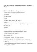 NSG 5003 Chapter 40 &ndash; Structure & Function of the Digestive System Study Guide