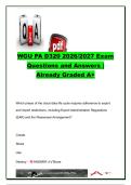 WGU D320 Managing Cloud Security PA 2026&sol;2027 &ndash; 70&plus; Questions & Answers&comma; Cloud Data&comma; IAM&comma; Cryptography&comma; Risk&comma; GDPR&comma; BC&sol;DR & SDLC &vert; Western Governors University