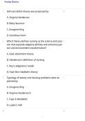 Nursing Theories &ndash; Practice Questions&comma; Answers & Study Guide