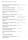 ECG Rhythms&comma; Cardiac Arrest & Atrial Fibrillation &ndash; Practice Questions&comma; Answers & Nursing Study Guide