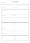 Latest 2026&sol;2027 Chemistry 109 Exam 1 Study Guide &vert; General Chemistry Practice Questions & Review