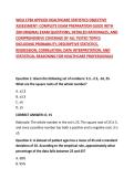 WGU C784 APPLIED HEALTHCARE STATISTICS OBJECTIVE ASSESSMENT&colon; COMPLETE EXAM PREPARATION GUIDE WITH 200 ORIGINAL EXAM QUESTIONS&comma; DETAILED RATIONALES&comma; AND COMPREHENSIVE COVERAGE OF ALL TESTED TOPICS INCLUDING PROBABILITY&comma; DESCRIPTIVE STATISTICS&comma; REGRESSION&comma; 