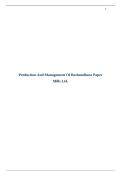 Production and management cycle &NewLine;