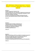 BMGT 4930 Exam 1 Updated Questions &vert; Correct&NewLine;Answers &vert; Strategic Management Latest Update&NewLine;Grade A&plus;