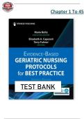 Evidence-Based Geriatric Nursing 7th Edition Chapter&period; 1-45 - Boltz et al&period; - Test Bank PDF
