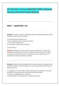 NU 578 Advanced Pharmacology Complete Exam Bundle 2026&sol;2027 &vert; Units 1&ndash;5 &plus; Test 2 & Unit 2 &vert; University of South Alabama &vert; Questions & Verified Answers &vert; Complete Package Deal