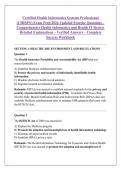 Certified Health Informatics Systems Professional &NewLine;&lpar;CHISP&reg;&rpar; Exam Prep 2026 Updated Practice Questions &ndash; &NewLine;Comprehensive Health Informatics and Health IT Review &NewLine;Detailed Explanations &ndash; Verified Answers &ndash; Complete &NewLine;Success Workbook 