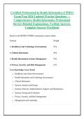 Certified Professional in Health Informatics &lpar;CPHI&reg;&rpar; &NewLine;Exam Prep 2026 Updated Practice Questions &mdash; &NewLine;Comprehensive Health Informatics Professional &NewLine;Review Detailed Explanations&comma; Verified Answers&comma; &NewLine;Complete Success Workbook 