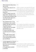 Disaster Nursing Study Guide &vert; Verified Questions&comma; Answers & Exam Review