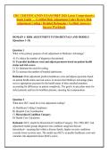 CRC CERTIFICATION EXAM PREP 2026 Latest Comprehensive &NewLine;Study Guide &mdash; Certified Risk Adjustment Coder Review Risk &NewLine;Adjustment Coding &bull; Detailed Rationales &bull; Verified Answers &bull; &NewLine;Success Workbook 