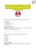 BIOS 252 &lpar;ANATOMY AND PHYSIOLOGY II&rpar; EXAM QUESTIONS AND CORRECT DETAILED ANSWERS WITH RATIONALES &vert;&vert; 100&percnt; GUARANTEED PASS&excl;&excl; LATEST VERSION