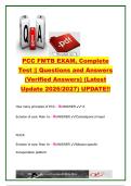 PCC FMTB Exam 2026&sol;2027&colon; 100&plus; Questions & Verified Answers &ndash; Prolonged Casualty Care&comma; MARCH-PAWS-L&comma; Shock&comma; Airway&comma; Crush Injury & Burns
