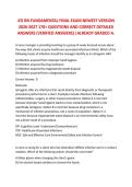 ATI RN FUNDAMENTAL FINAL EXAM NEWEST VERSION&NewLine;2026-2027 FULL 180&plus; QUESTIONS AND CORRECT DETAILED&NewLine;ANSWERS &lpar;VERIFIED ANSWERS&rpar; &vert;ALREADY GRADED A&period;