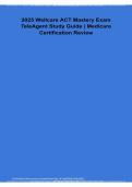 Wellcare ACT Mastery Exam TeleAgent 2025 Medicare Certification Study Guide 2026&sol;2027