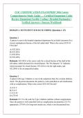 COC CERTIFICATION EXAM PREP 2026 Latest &NewLine;Comprehensive Study Guide &mdash; Certified Outpatient Coder &NewLine;Review Outpatient Facility Coding &bull; Detailed Rationales &bull; &NewLine;Verified Answers &bull; Success Workbook