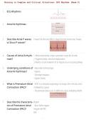 Nursing in Complex & Critical Situations &ndash; ECG Rhythms Exam 2 &vert; Study Guide & Exam Prep
