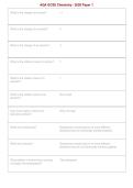 Latest 2026&sol;2027 AQA GCSE Chemistry Paper 1 Study Guide &vert; Practice Questions & Exam Revision