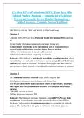 Certified HIPAA Professional &lpar;CHP&reg;&rpar; Exam Prep 2026 &NewLine;Updated Practice Questions &ndash; Comprehensive Healthcare &NewLine;Privacy and Security Review Detailed Explanations &ndash; &NewLine;Verified Answers &ndash; Complete Success Workbook 
