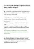 CLG 0010 EXAM REVIEW SOLVED QUESTIONS&NewLine;WITH VERIFIED ANSWERS