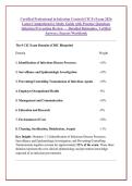 Certified Professional in Infection Control &lpar;CIC&reg;&rpar; Exam 2026 &NewLine;Latest Comprehensive Study Guide with Practice Questions &NewLine;Infection Prevention Review &mdash; Detailed Rationales&comma; Verified &NewLine;Answers&comma; Success Workbook 
