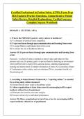 Certified Professional in Patient Safety &lpar;CPPS&rpar; Exam Prep &NewLine;2026 Updated Practice Questions&comma; Comprehensive Patient &NewLine;Safety Review&comma; Detailed Explanations&comma; Verified Answers&comma; &NewLine;Complete Success Workbook