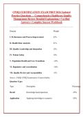 CPHQ CERTIFICATION EXAM PREP 2026 Updated &NewLine;Practice Questions &mdash; Comprehensive Healthcare Quality &NewLine;Management Review Detailed Explanations &bull; Verified &NewLine;Answers &bull; Complete Success Workbook 