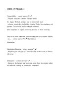 CHEM 219 Organic Chemistry Module Portfolio &ndash; Study Guide & Exam Review