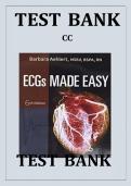 ECGs Made Easy 6th Edition Test Bank &vert; 300&plus; Practice Q&A for Cardiac Rhythms &lpar;Barbara Aehlert&rpar;
