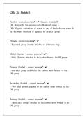 CHEM 219 Organic Chemistry Module Portfolio &ndash; Study Guide & Exam Review
