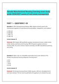 Nevada Real Estate & Manufactured Housing Exam Prep Bundle 2026&sol;2027 &vert; Complete Package Deal &vert; Questions & Verified Answers &vert; Latest Update &vert; Graded A&plus;