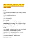 EMT JBL Comprehensive Practice Exam &vert; Airway&comma; Trauma&comma; &NewLine;Medical Emergencies & EMS Operations Questions and &NewLine;answers 2026&sol;2027 