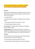 EMT JBL 12th Edition Midterm Exam Review &vert; Complete &NewLine;Practice Questions & Detailed Rationales 2026&sol;2027 
