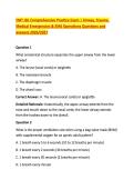 EMT JBL Comprehensive Practice Exam &vert; Airway&comma; Trauma&comma; &NewLine;Medical Emergencies & EMS Operations Questions and &NewLine;answers 2026&sol;2027 