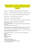 Optician ABO Exam - Module 1 with all Correct & 100&percnt; Verified Answers &vert;Actual Complete Update &vert;Already Graded A&plus;