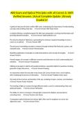 ABO Exam and Optical Principles with all Correct & 100&percnt; Verified Answers &vert;Actual Complete Update &vert;Already Graded A&plus;
