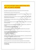 NY STATE NOTARY EXAM QUESTIONS WITH 100&percnt; ACCURATE ANSWERS