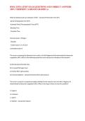 RNSG 2539 LATEST EXAM QUESTIONS AND CORRECT ANSWERS 100&percnt; VERIFIED&excl;&excl;&excl; ALREADY GRADED A&plus;