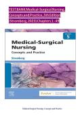 Test Bank For Medical Surgical Nursing 5th Edition By Holly K&period; Stromberg&comma; All Chapters 1-49 Latest Update &vert;complete solution &vert;Grade A&plus;