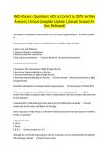 ABO Advance Questions with all Correct & 100&percnt; Verified Answers &vert;Actual Complete Update &vert;Already Graded A&plus; &lpar;Just Released&rpar;