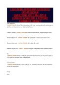 LEAD RISK ASSESSOR &lpar;2026&sol;2027&rpar;&NewLine;UPDATE&vert;EXAM&NewLine;QUESTIONS WITH MULTIPLE&NewLine;CHOICES &vert;VERIFIED & REVISED&NewLine;ANSWERS &lpar;NEW&rpar;&excl;&excl;&excl;