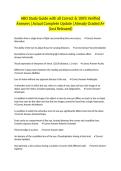 ABO Study Guide with all Correct & 100&percnt; Verified Answers &vert;Actual Complete Update &vert;Already Graded A&plus; &lpar;Just Released&rpar;