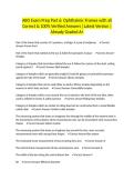 ABO Exam Prep Part 6&colon; Ophthalmic Frames with all Correct & 100&percnt; Verified Answers &vert;Latest Version &vert;Already Graded A&plus;