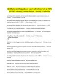 ABO Rules and Regulations Exam with all Correct & 100&percnt; Verified Answers &vert;Latest Version &vert;Already Graded A&plus;