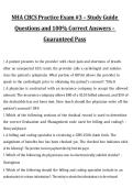 NHA CBCS Practice Exam &num;3 &ndash; Study Guide Questions and Correct Answers for 2027&sol;2028 Exam Preparation