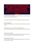 ALPP CLC EXAM NEWEST ACTUAL&NewLine;EXAM COMPLETE 410 QUESTIONS AND&NewLine;CORRECT DETAILED ANSWERS&NewLine;&lpar;VERIFIED ANSWERS&rpar; &vert;ALREADY&NewLine;GRADED A&plus;&vert;&vert;BRAND NEW VERSION&NewLine;2026&excl;&excl;&excl;